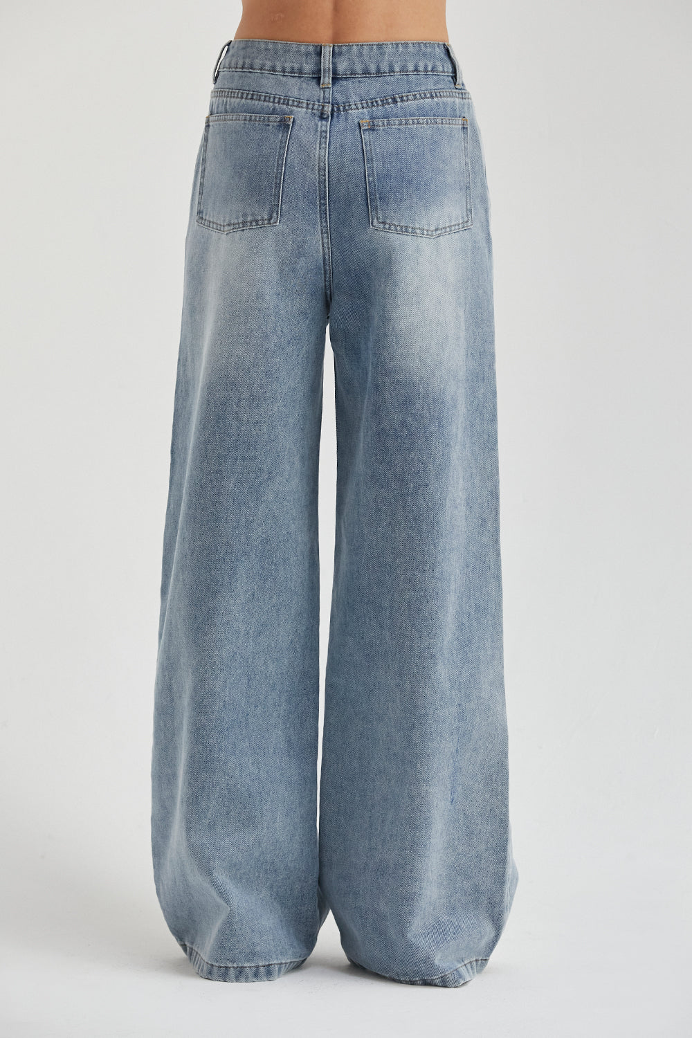 Sydney Wide Leg Denim Pants