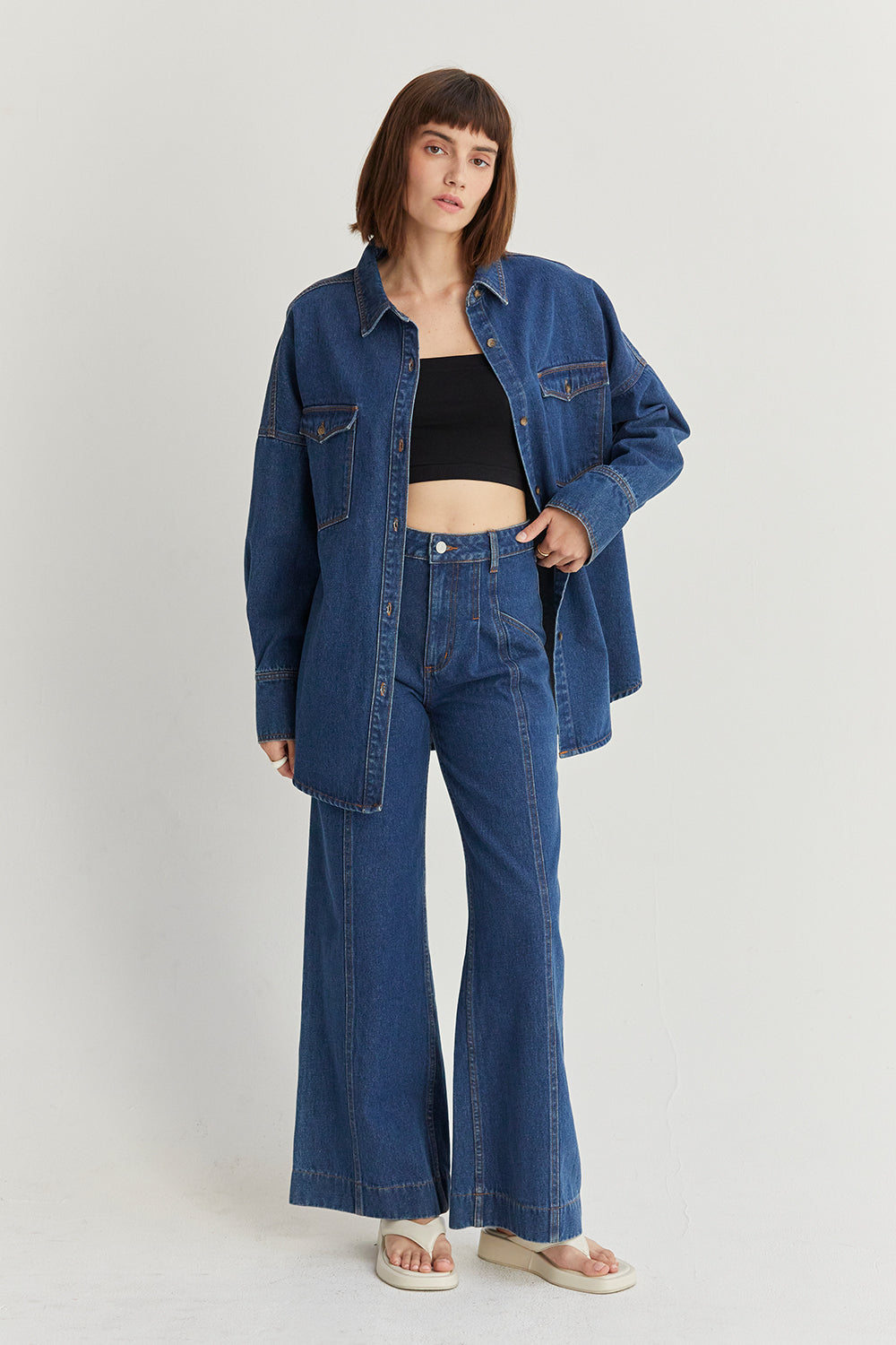 Kate Flare Denim Pants