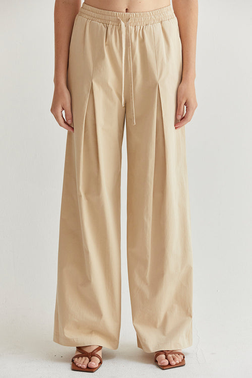 Carol Cotton Wide Leg Pants