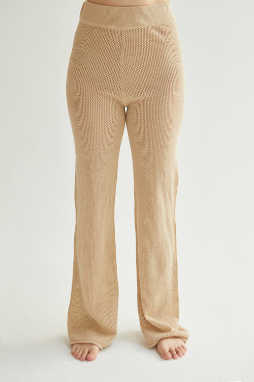 Beau Crochet Knit Pants