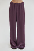 Textured Satin Pants