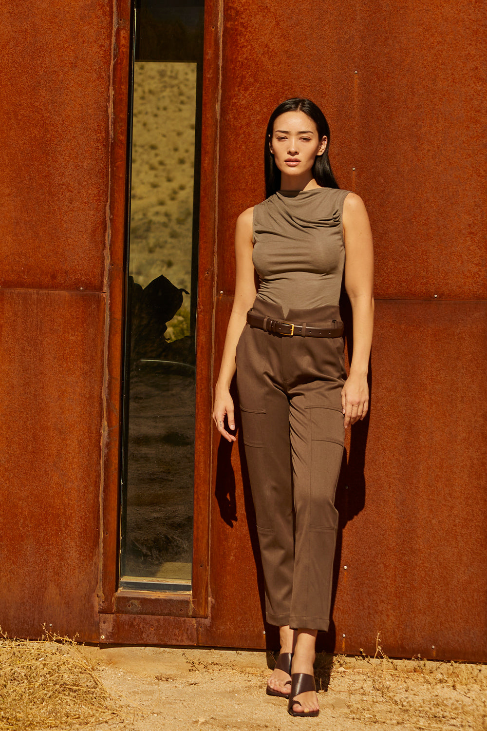 Seam Detailed Pants