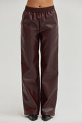 Vegan Leather Pants