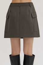 Nadia Mini Cargo Skirt