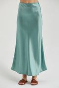 Davina Satin Maxi Skirt