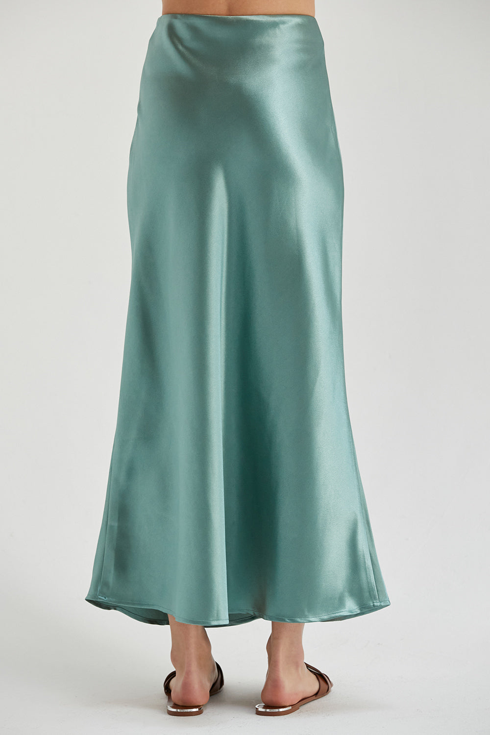 Davina Satin Maxi Skirt