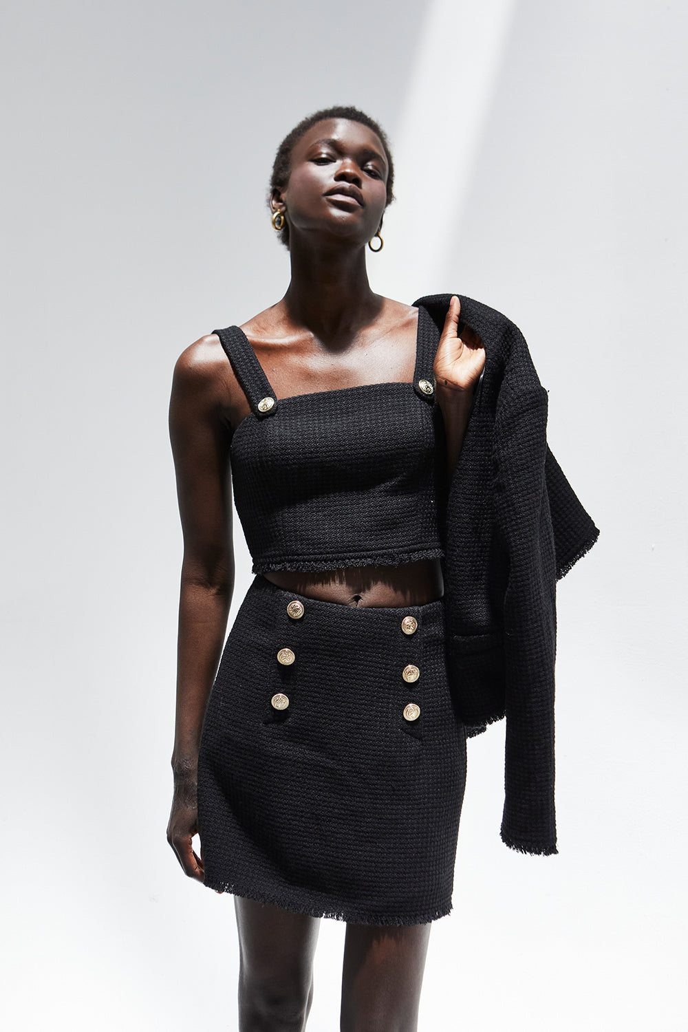 Lisa Tweed Mini Skirt