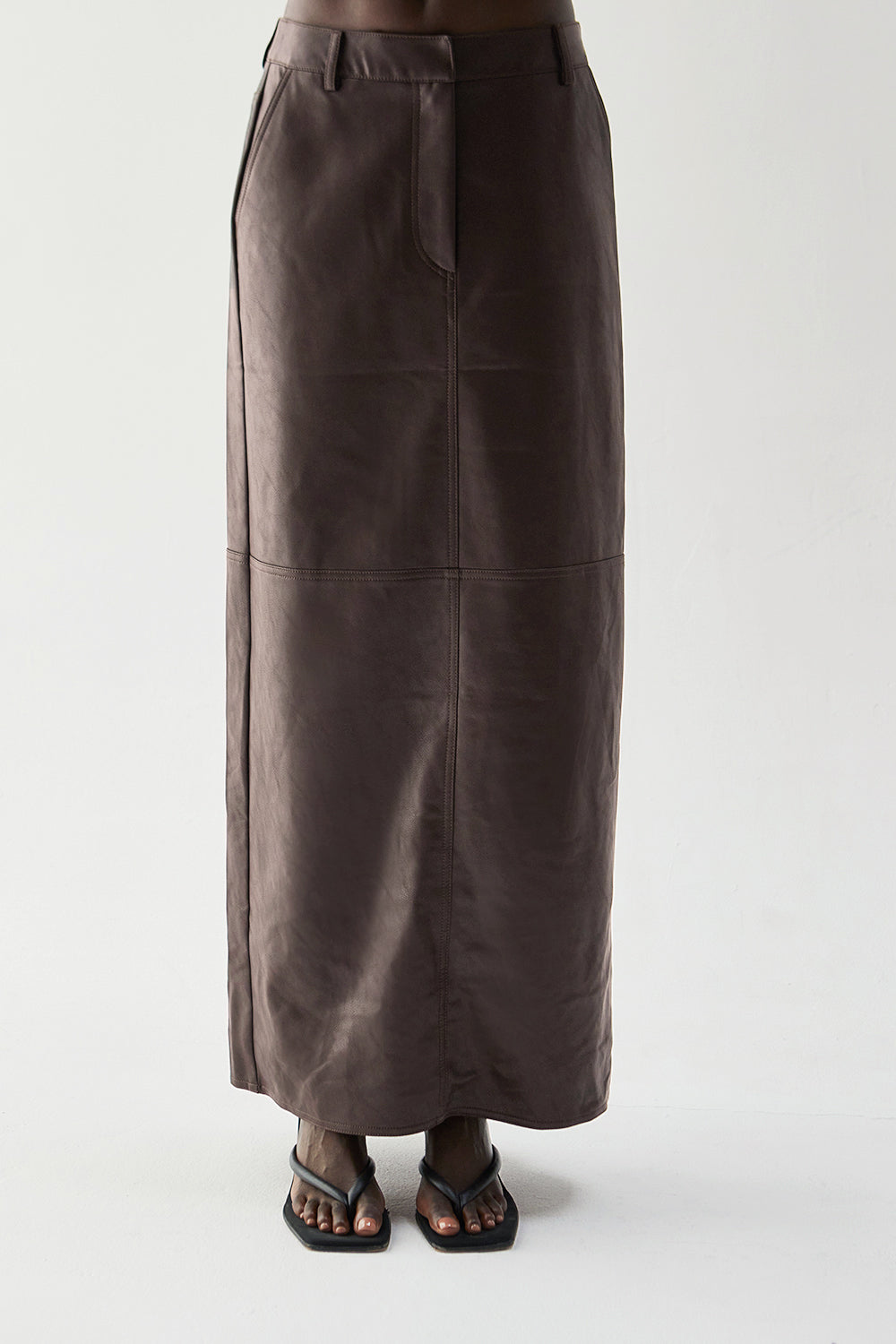 Jade Column Maxi Skirt
