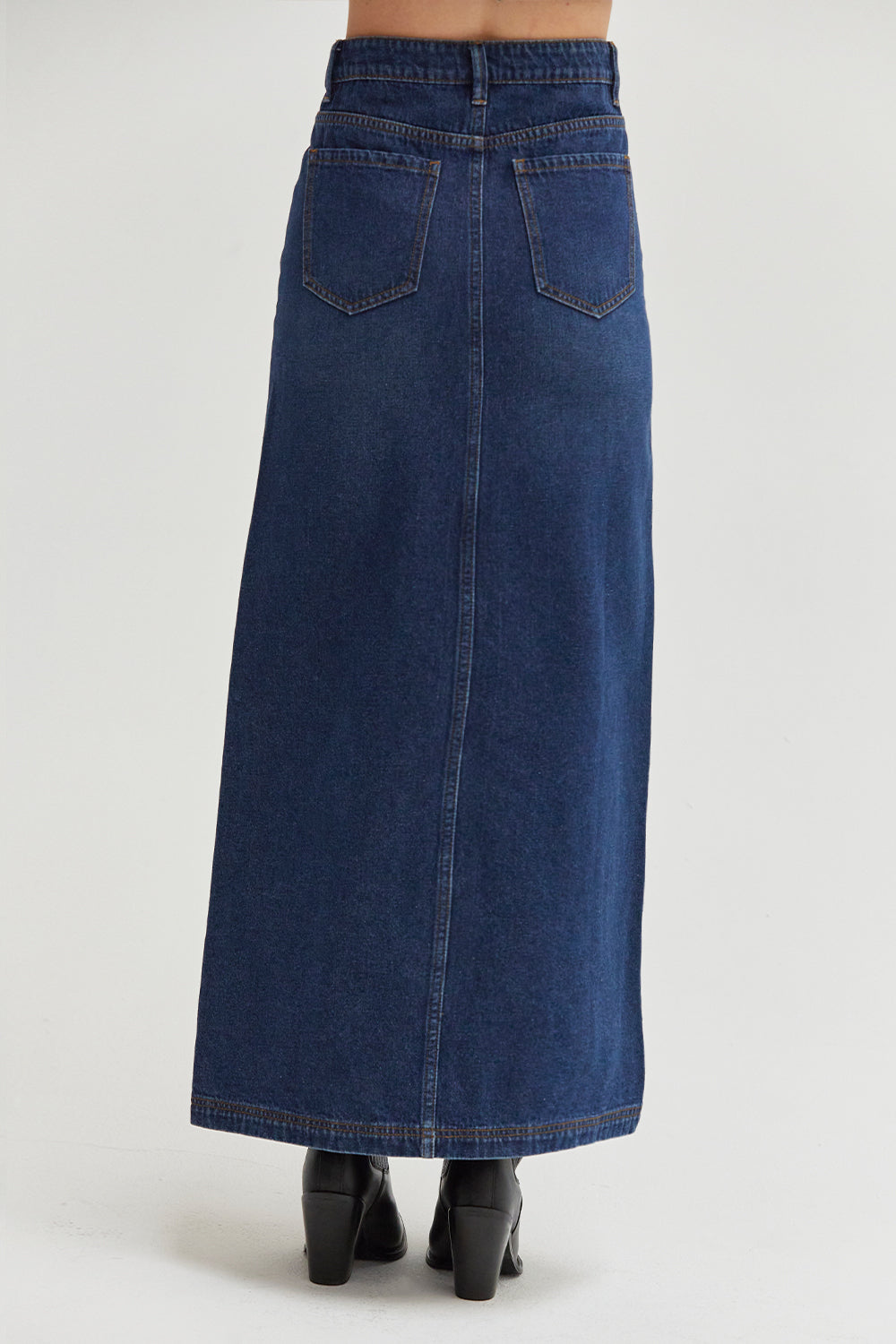 Esther Denim Maxi Skirt
