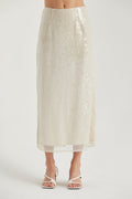 Mavis Sequins Midi Skirt
