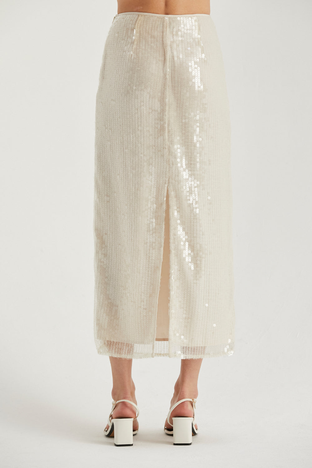 Mavis Sequins Midi Skirt