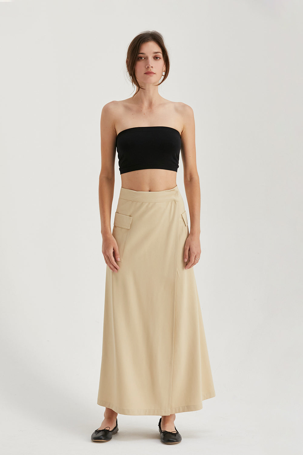Nadia Maxi Wrap Skirt