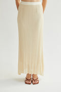 Shirley Pleated Knit Skirt