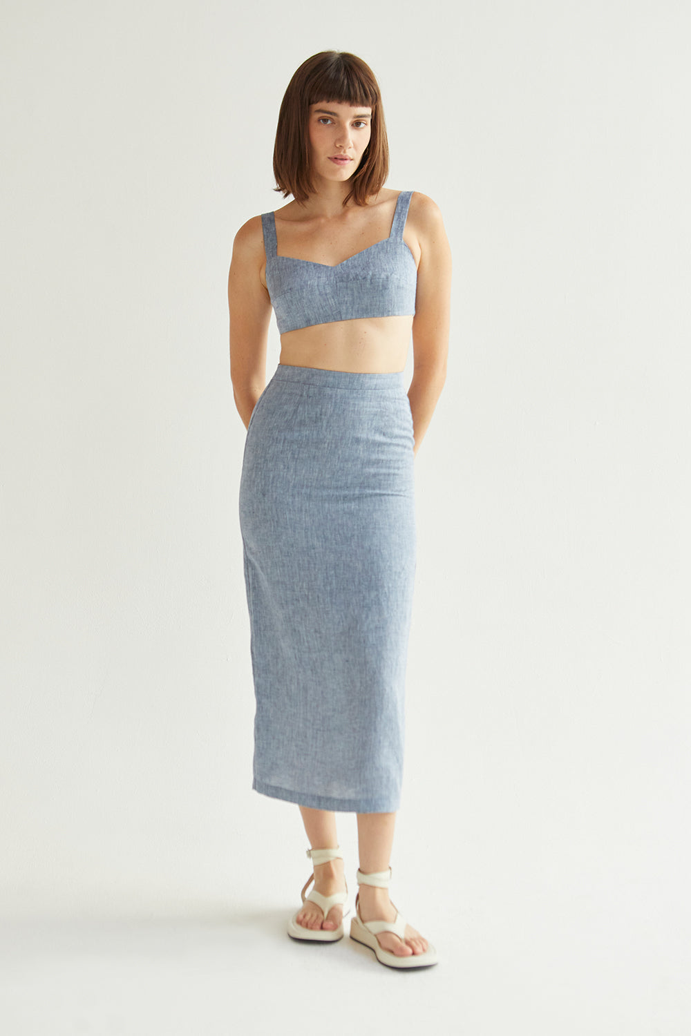 Daniella Linen Skirt