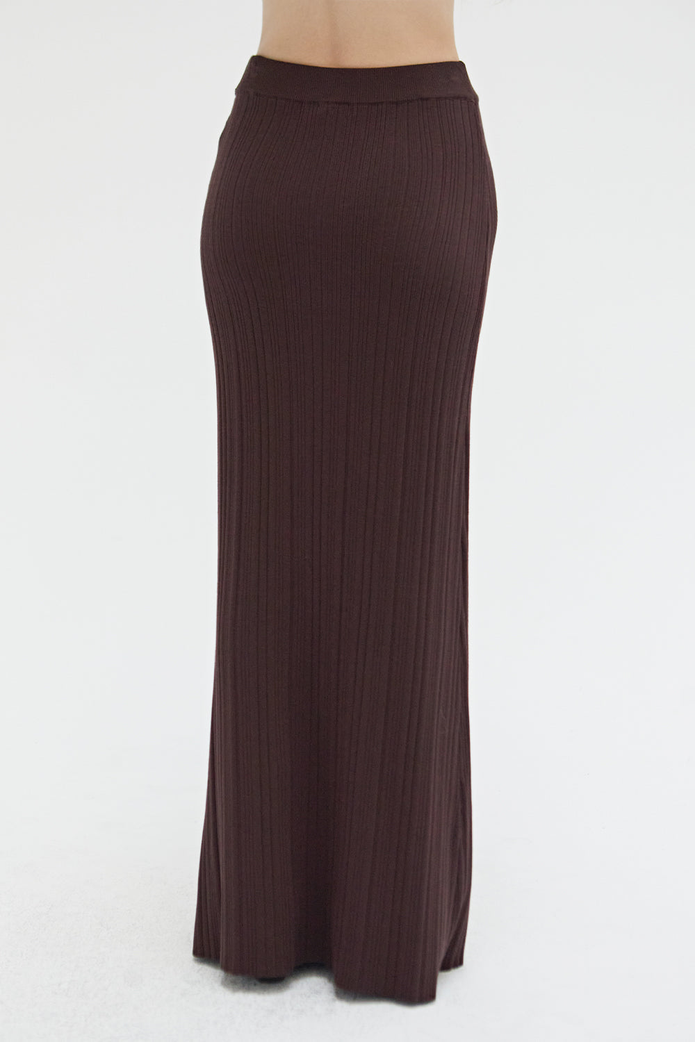 Jessie Ribbed Knit Maxi Skirt