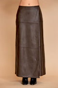 Alexandra Vegan Leather Wrap Skirt