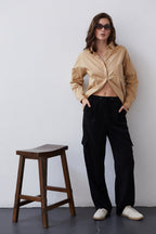 Devon Poplin Oversized Shirt