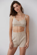 Mylie Ribbed Knit Shorts Set