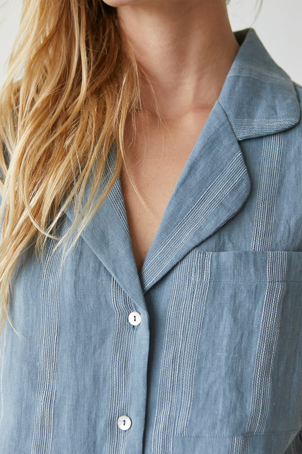 Sharise Striped Linen Set