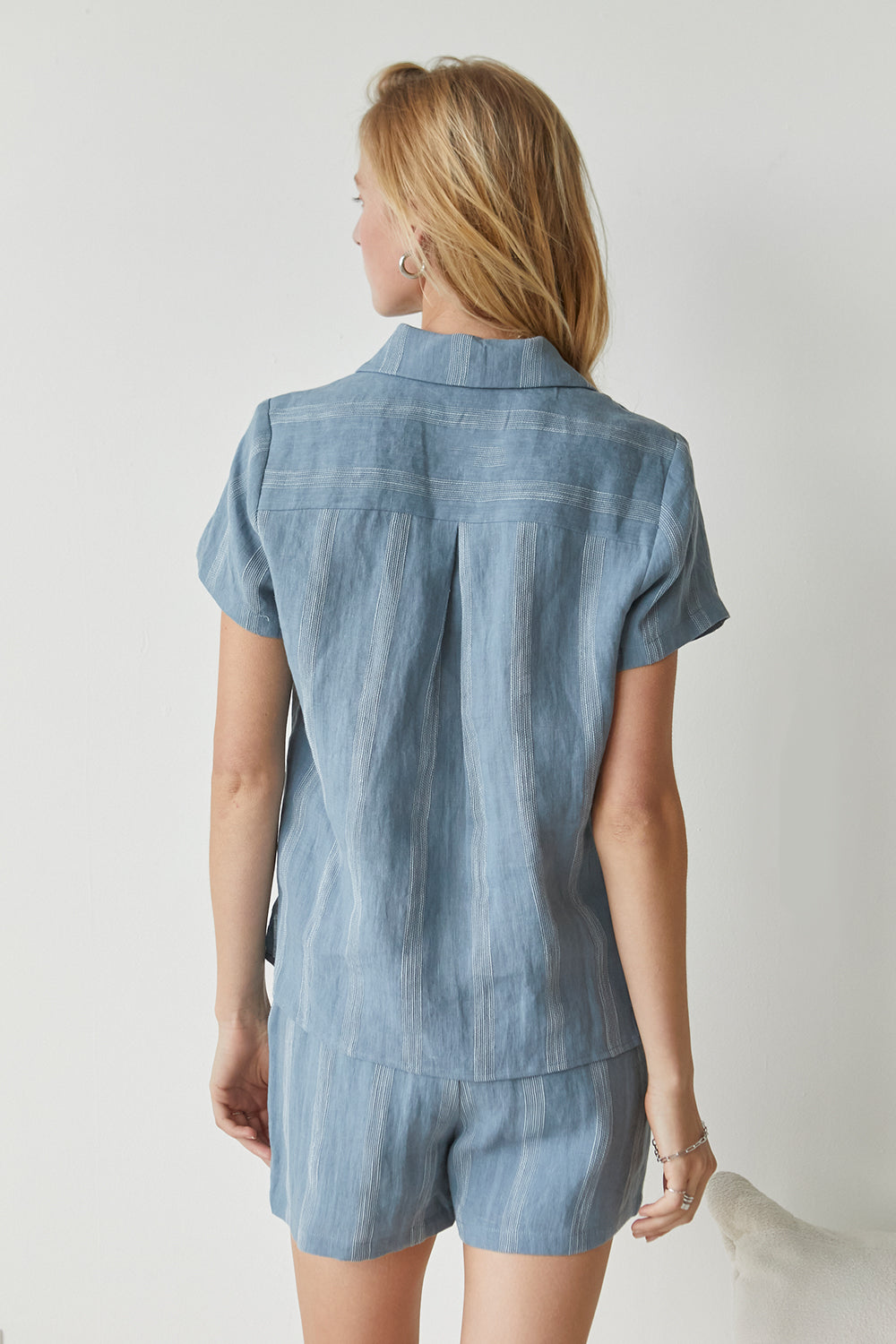 Sharise Striped Linen Set