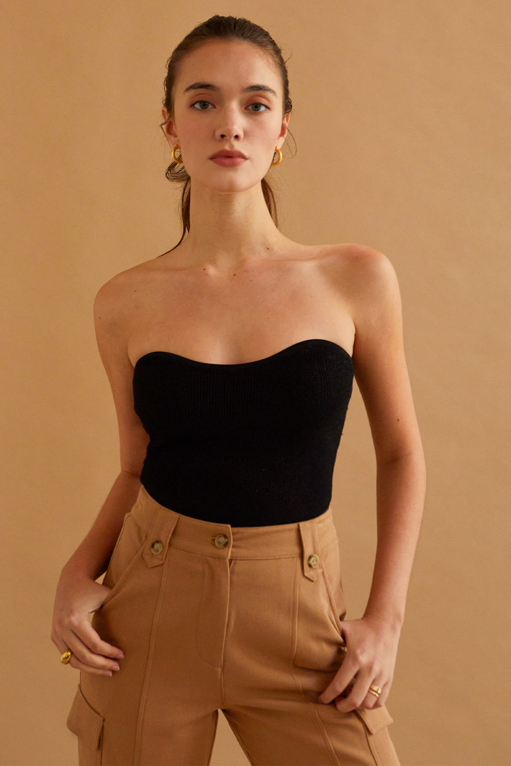 Lurex Corset Top