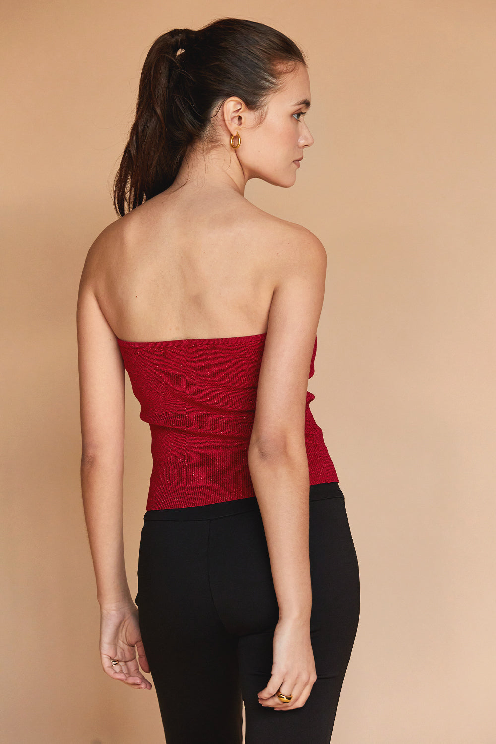 Lurex Corset Top