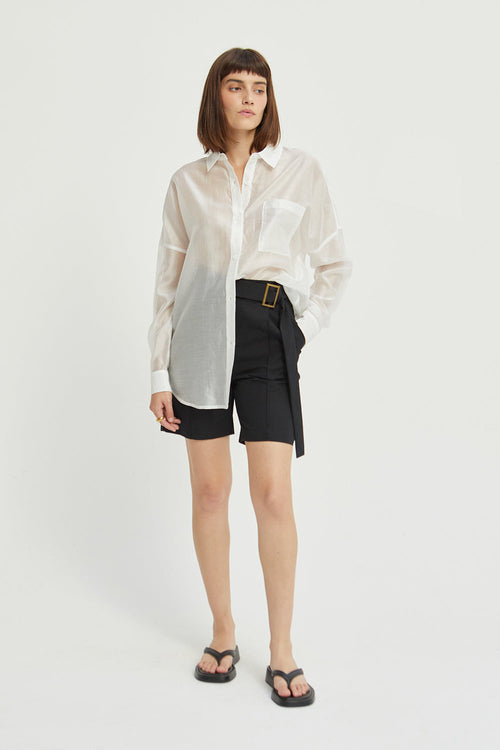 Candice Sheer Button Up Shirt