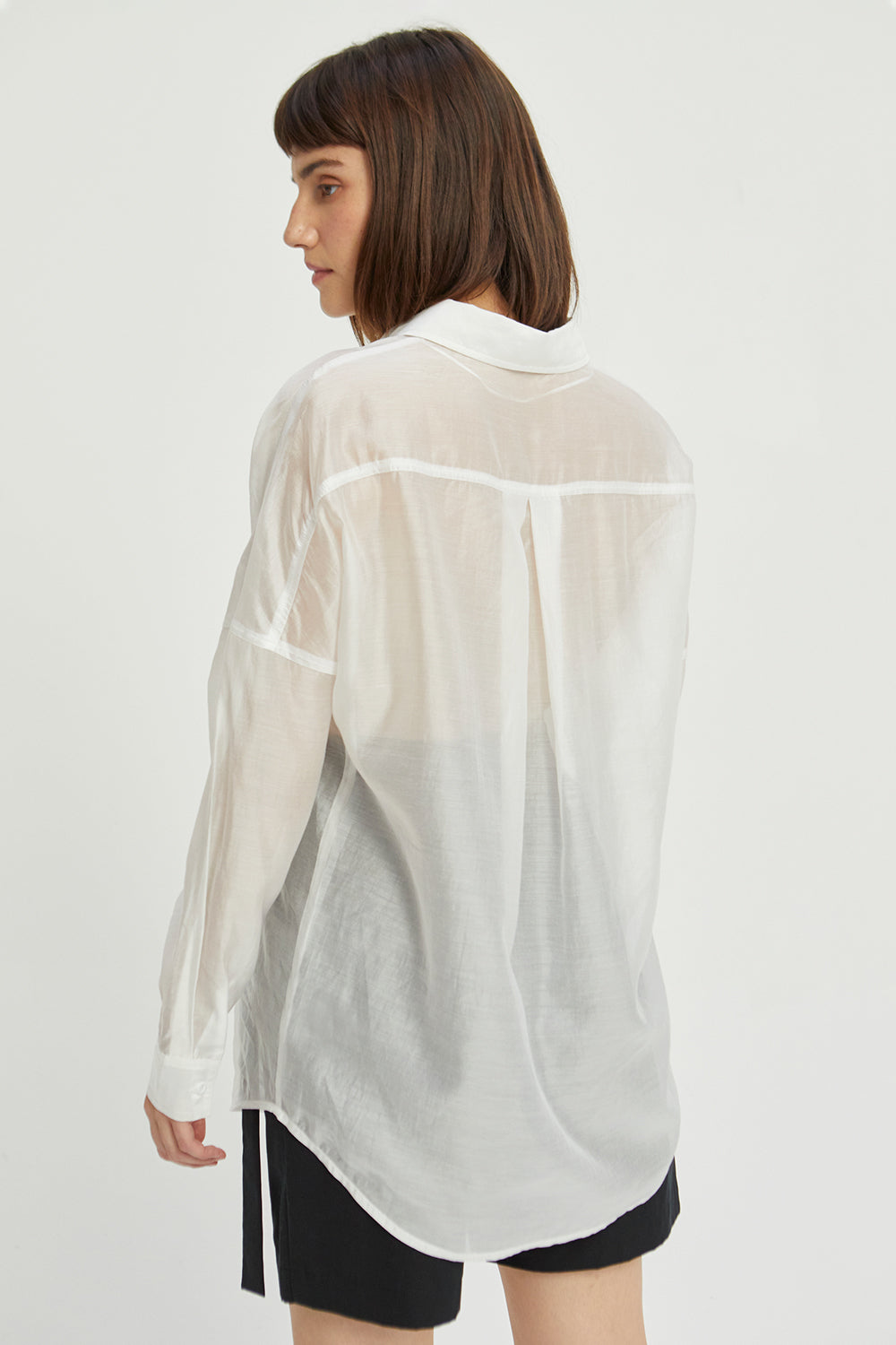 Candice Sheer Button Up Shirt
