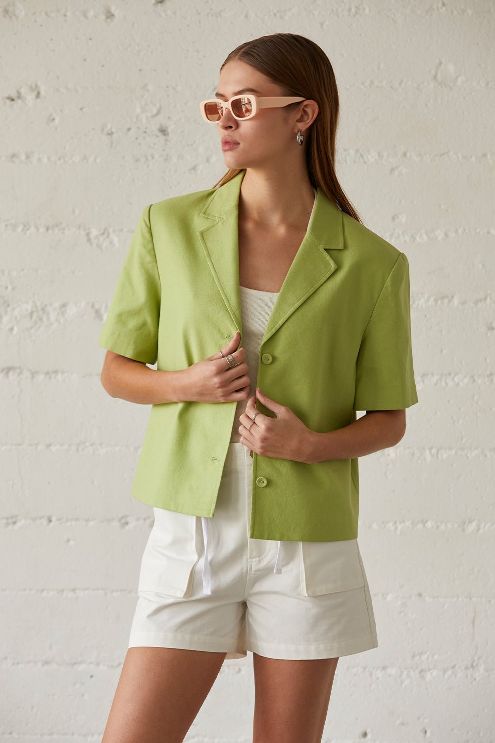 Bessie Short Sleeve Blazer