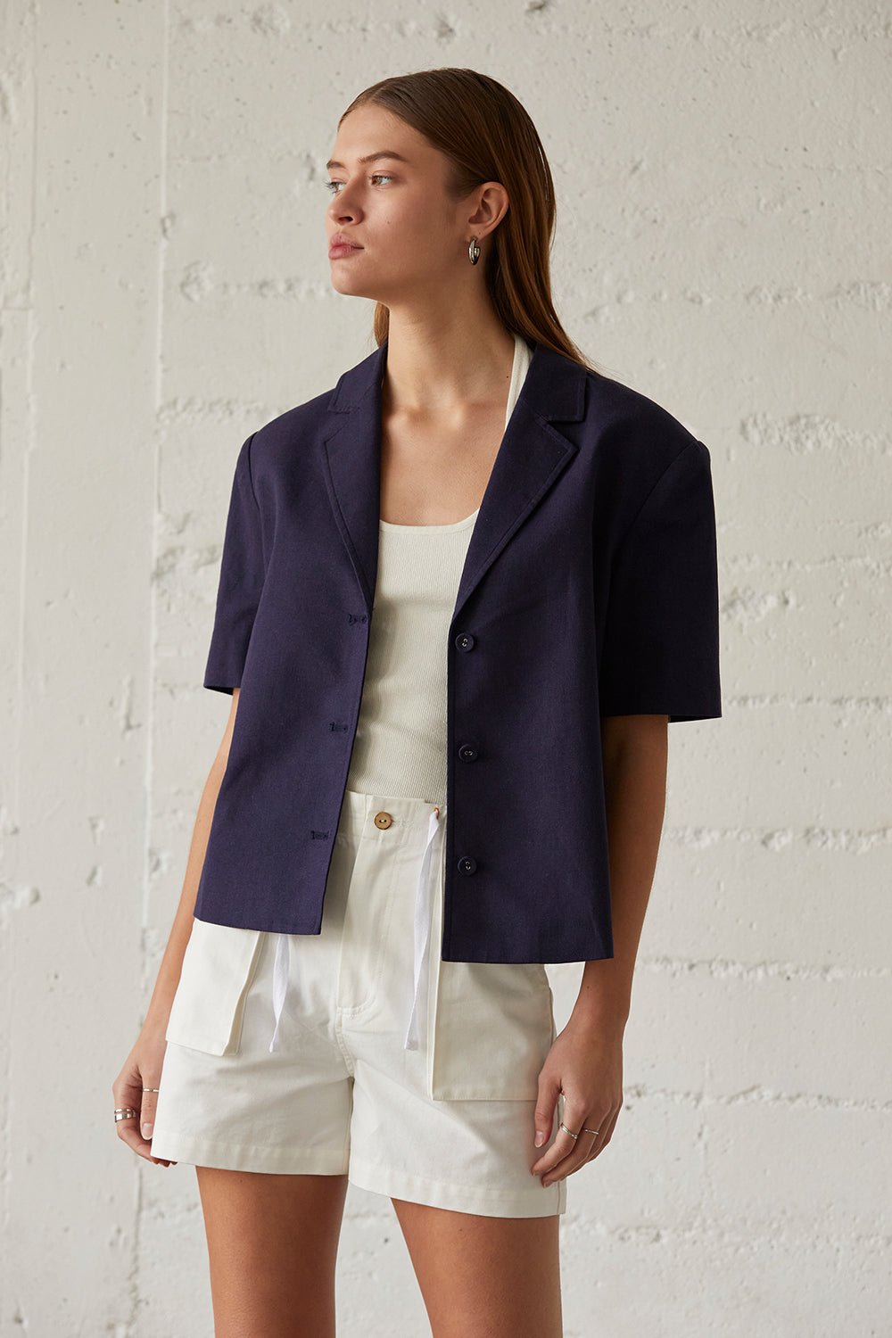 Bessie Short Sleeve Blazer