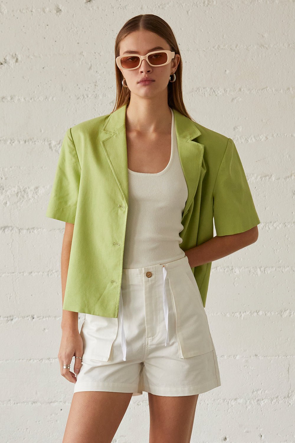 Bessie Short Sleeve Blazer