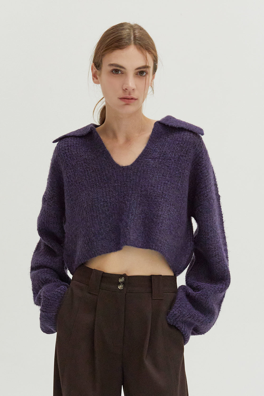 Carter Waffle Polo Sweater