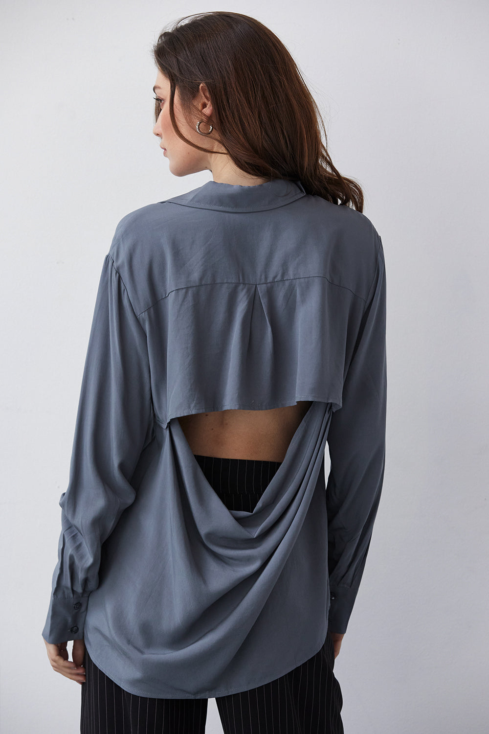Sianna Open Back Shirt