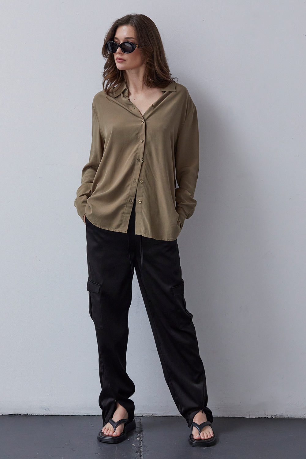 Sianna Open Back Shirt
