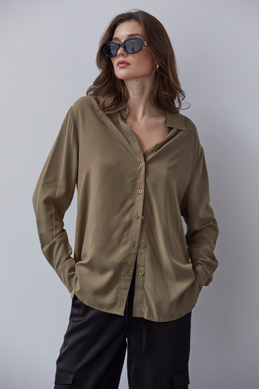 Sianna Open Back Shirt