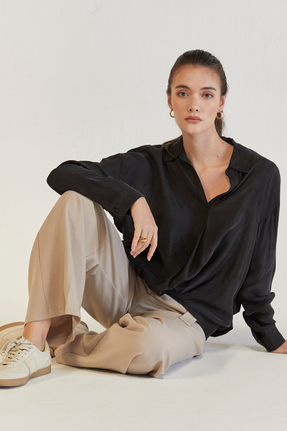 Milena Cupro Blouse