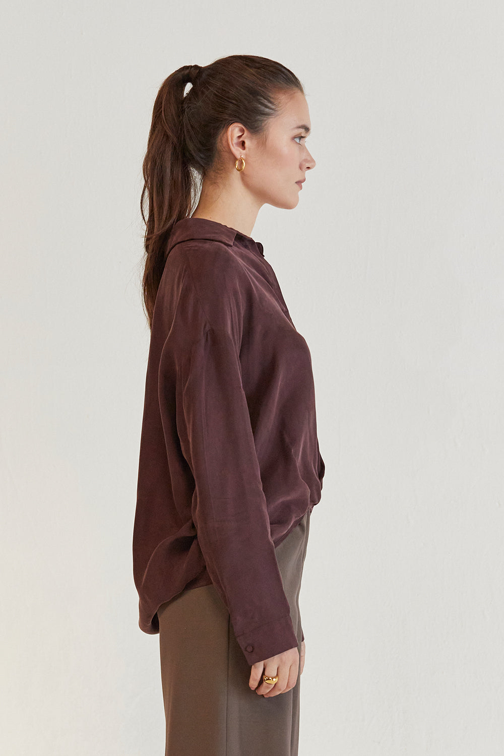 Milena Cupro Blouse