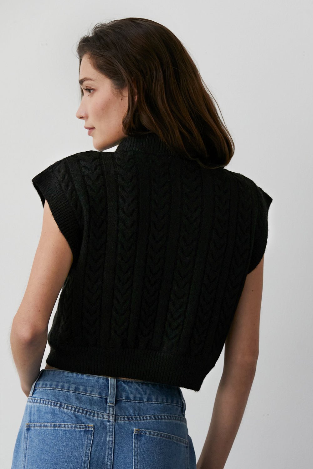 Anna Mock Neck Sweater