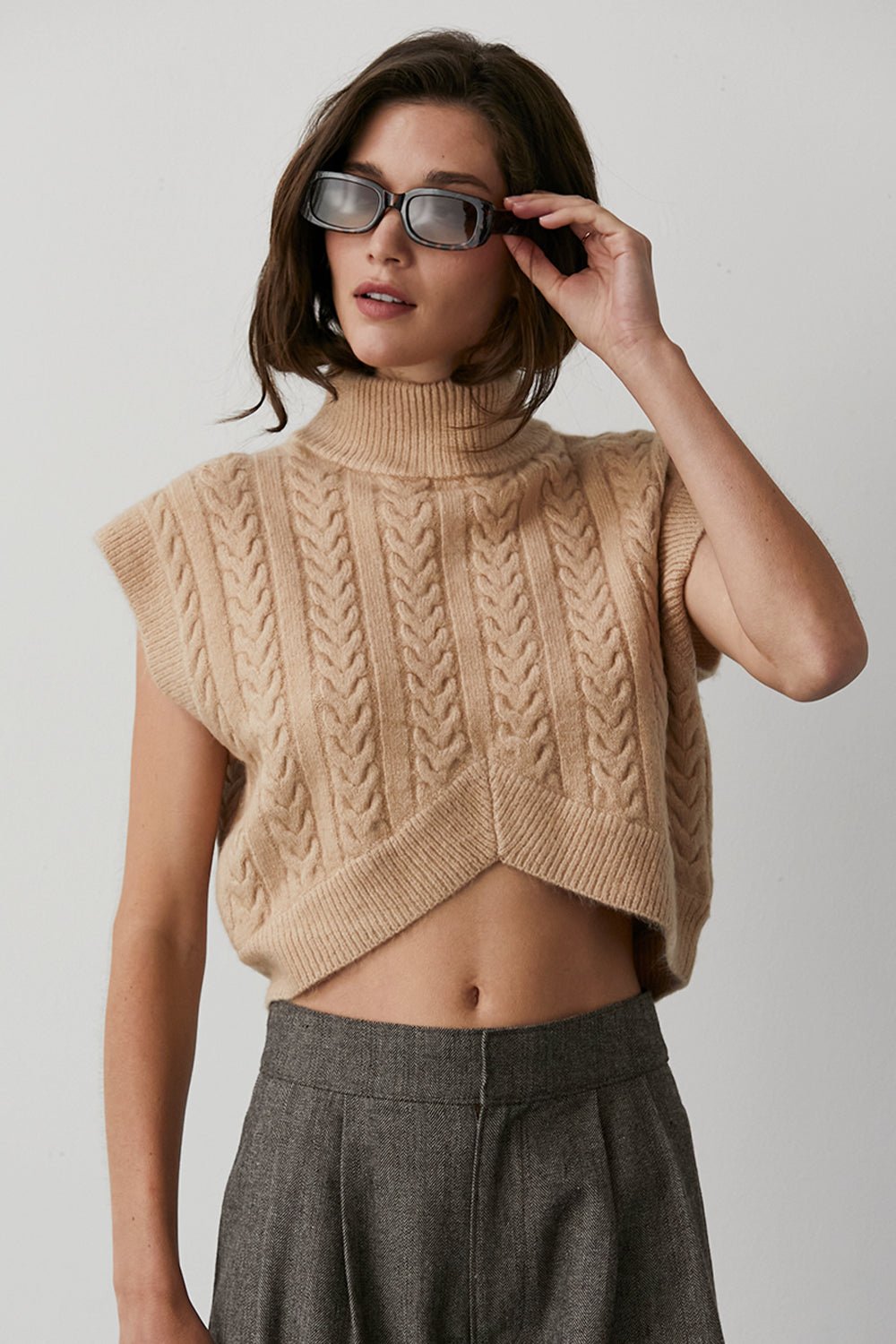 Anna Mock Neck Sweater