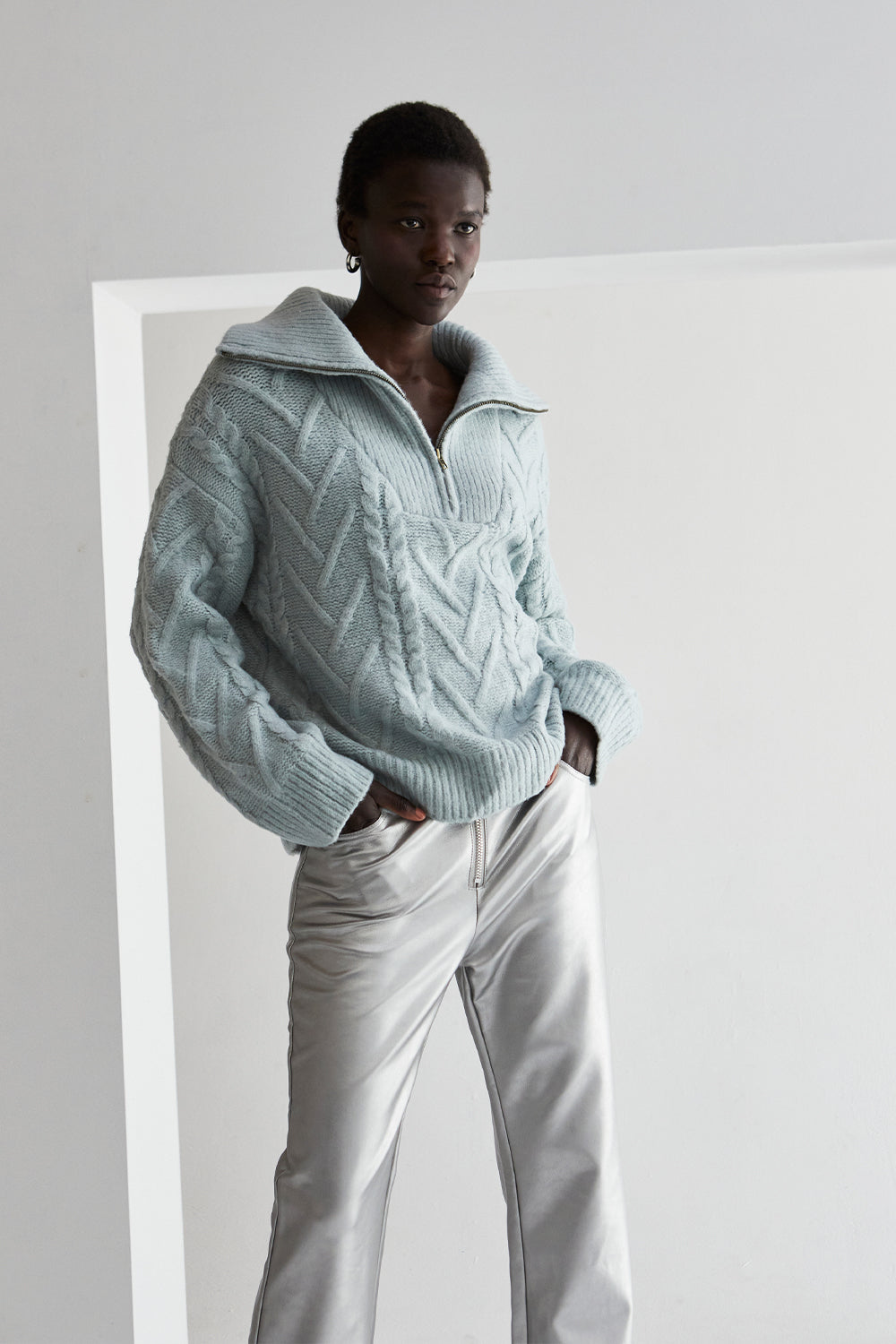 Maryann Zip Up Sweater