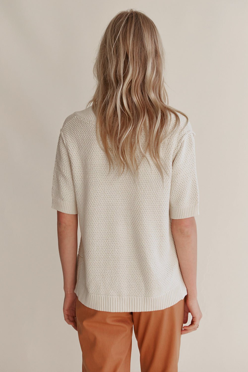 Raya Pebbled Knit Top