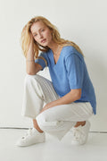 Raya Pebbled Knit Top