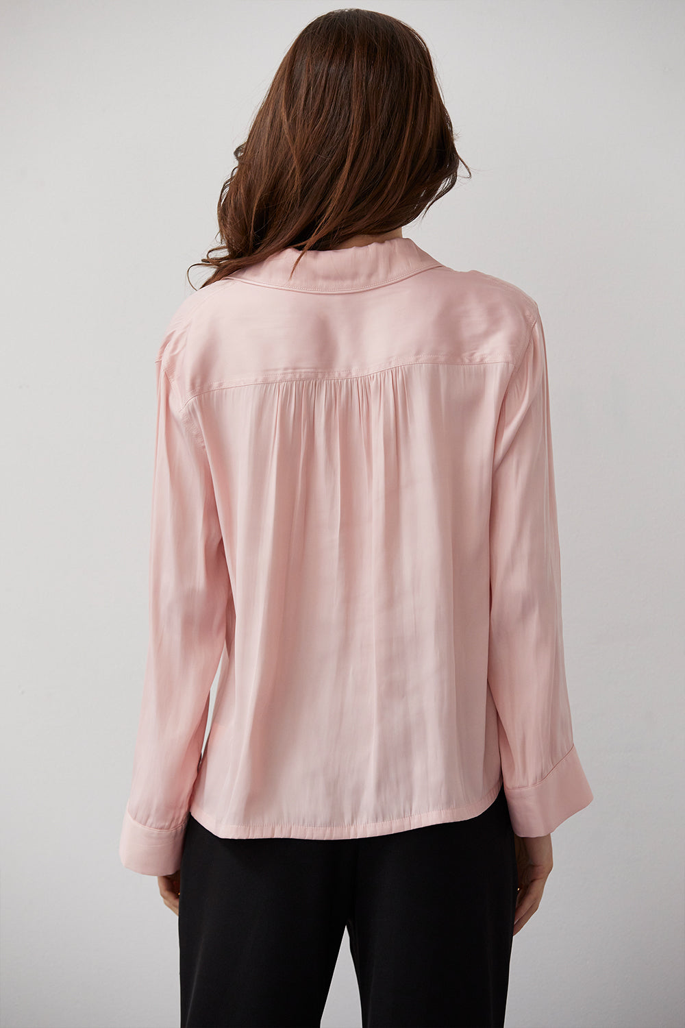 Jules Silky Satin Blouse