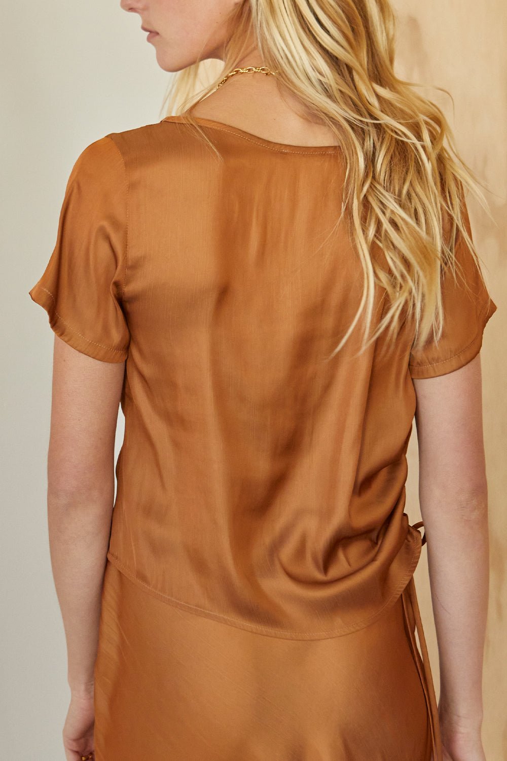 Bridgette Satin Blouse