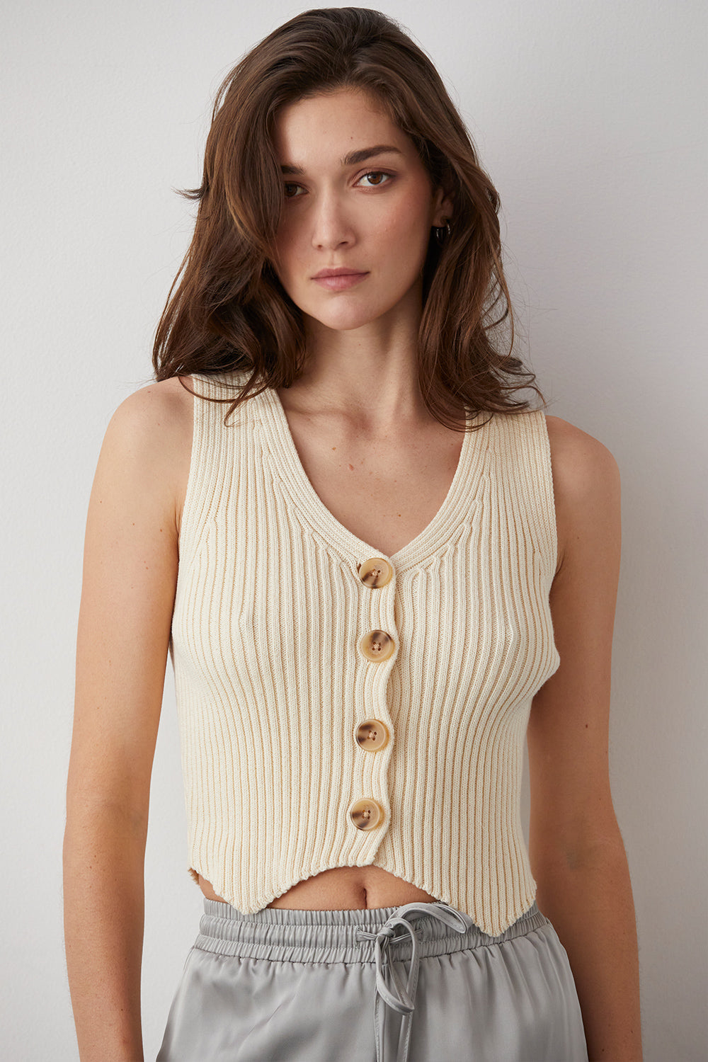 Julissa Cotton Sweater Vest