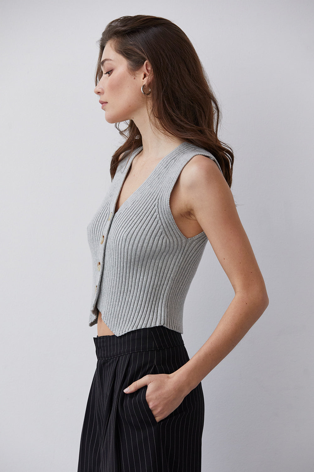 Julissa Cotton Sweater Vest