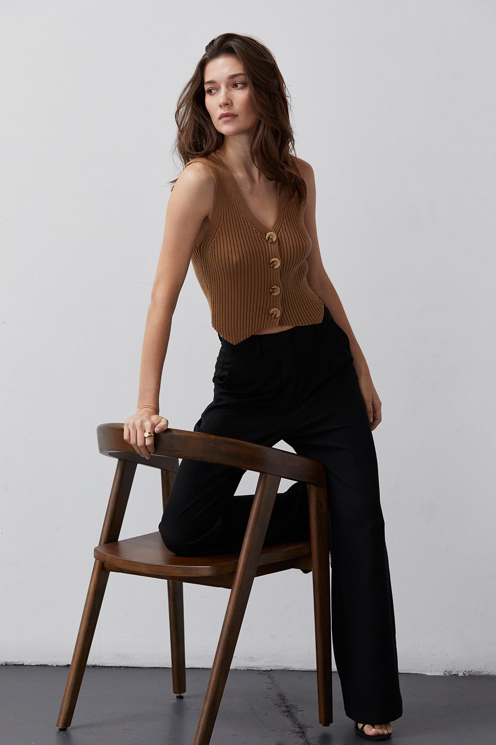 Julissa Cotton Sweater Vest