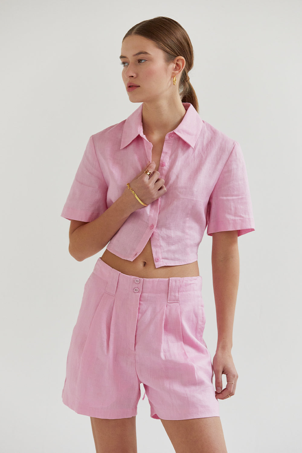 Josephine Linen Top