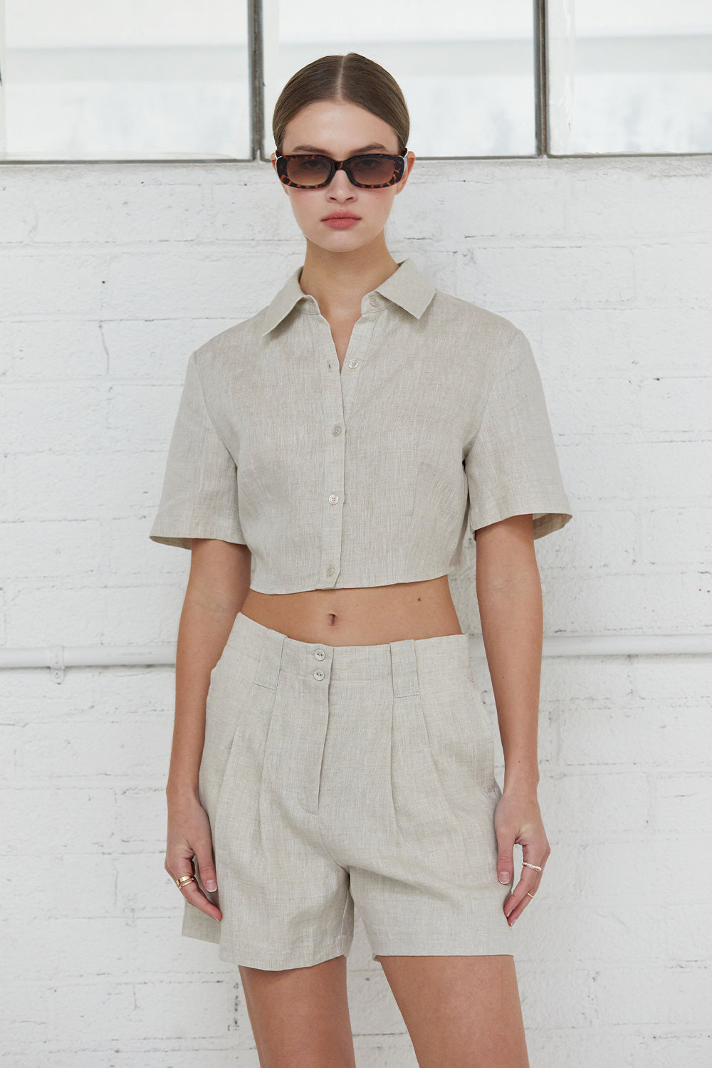 Josephine Linen Top