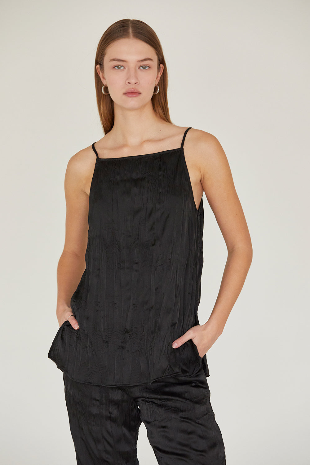 Kamie Satin Top